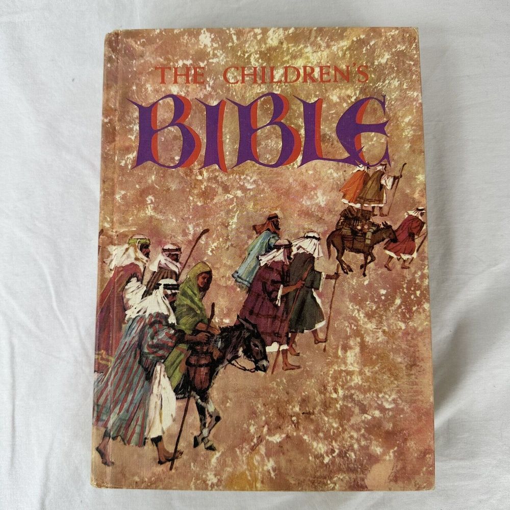 The Children's Bible Golden Press 1965 edition Golden Press N.Y Illustrated Vtg